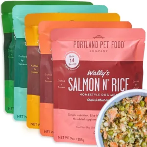 Portland Pet Food Company Mixed Wet Dog Food Pouches Variety Pa - Human-Grade, Gluten-Free Dog Food Toppers And Meals For Small