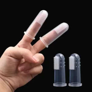 Dog Toothbrush Pet Fingertip Toothbrush for Cat Super Soft Oral Care Toothbrushes Finger Brush for All Pets Tooth Cleaning Brush